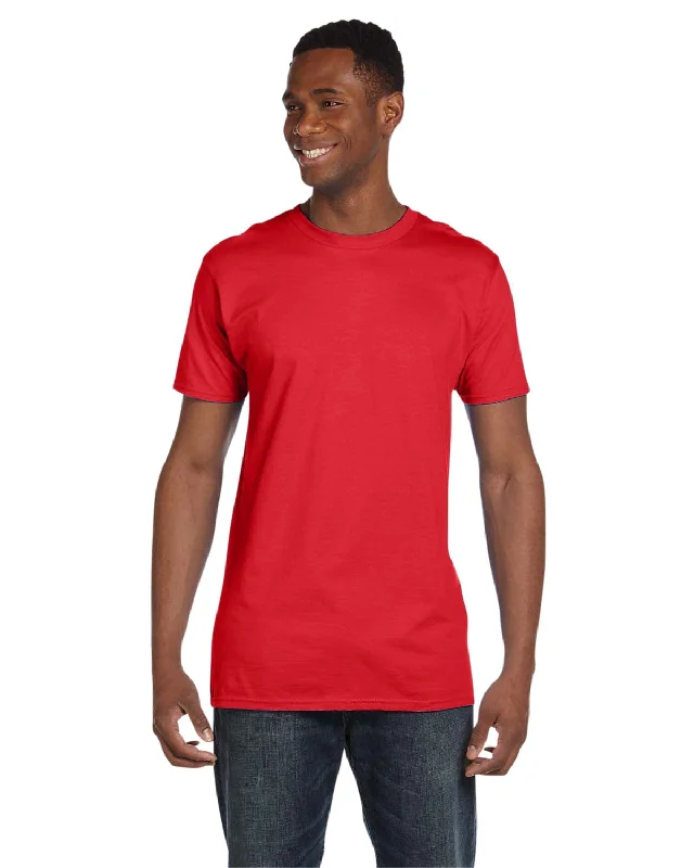 Hanes Combed Cotton T-Shirt | Athletic Red