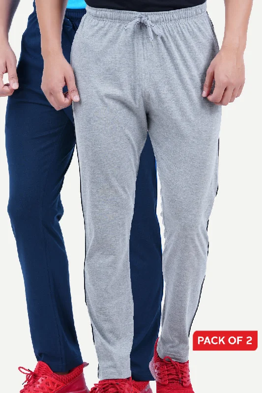 Track Pants - Jogging Bottoms For Mens Combo Pack Of 2 | Ariser