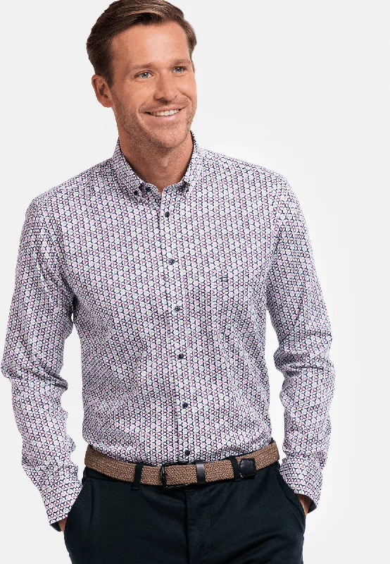 Giordano Regular Fit Casual Print Shirt