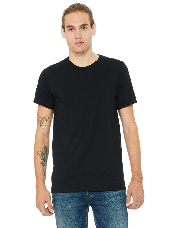 Bella+Canvas Unisex Made in the USA Short Sleeve T-Shirt | Black