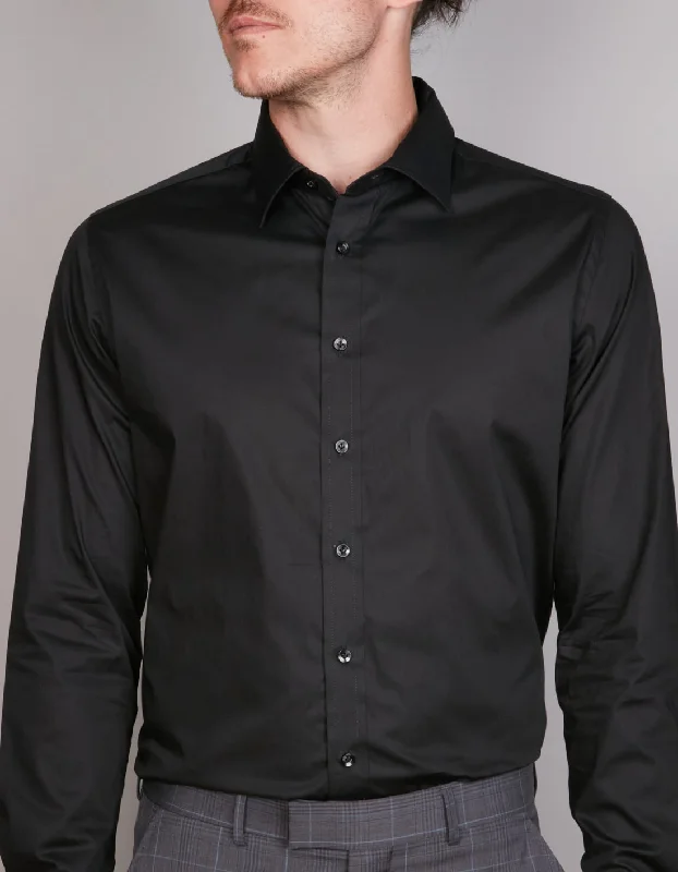 Abelard Santo Stretch Poplin Slim Fit Shirt