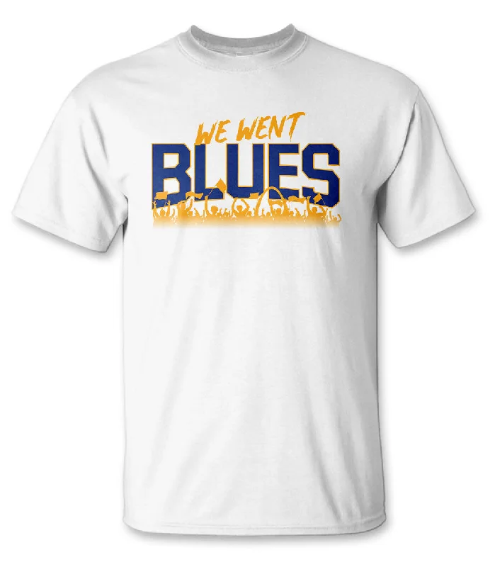 ST. LOUIS BLUES WE WENT BLUES TEE - WHITE