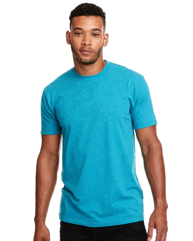 Next Level Mens CVC Crewneck Tee | Tahiti Blue