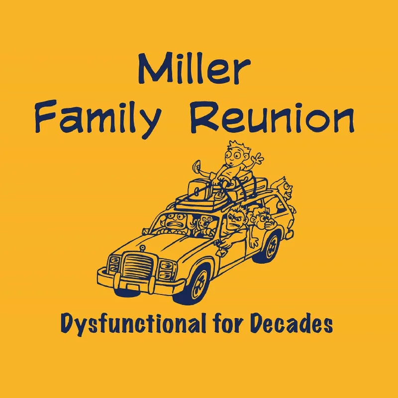 Station Wagon Family Reunion T-Shirt Design R1-12