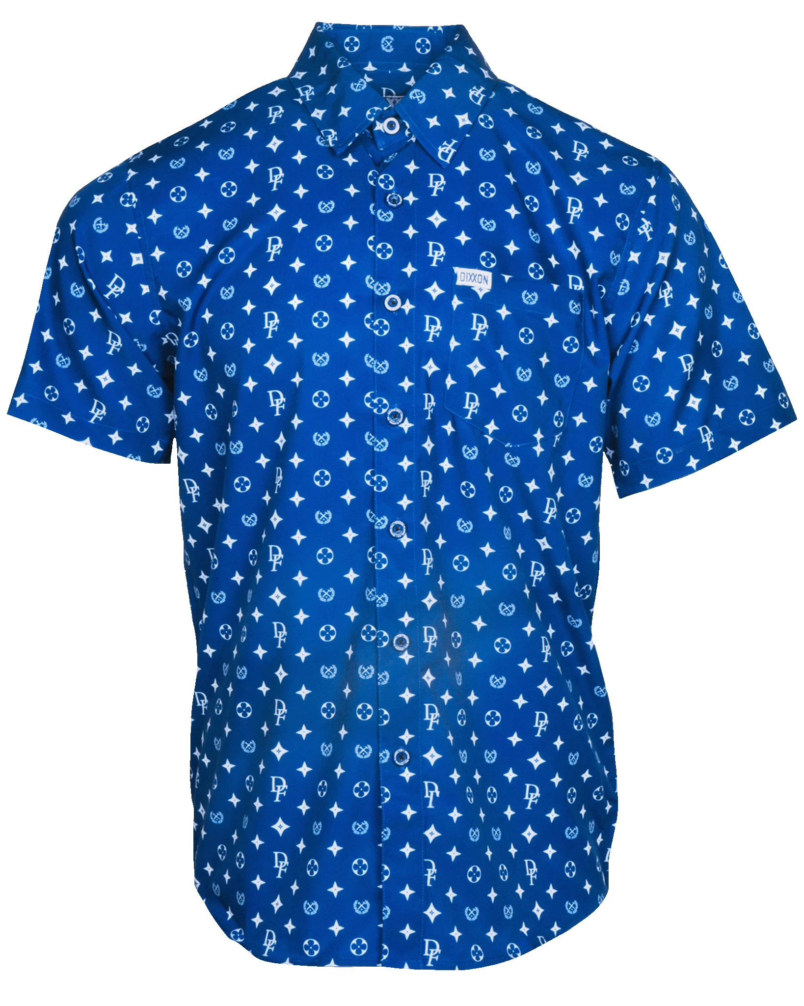 Bougie Party Shirt - Blue & White