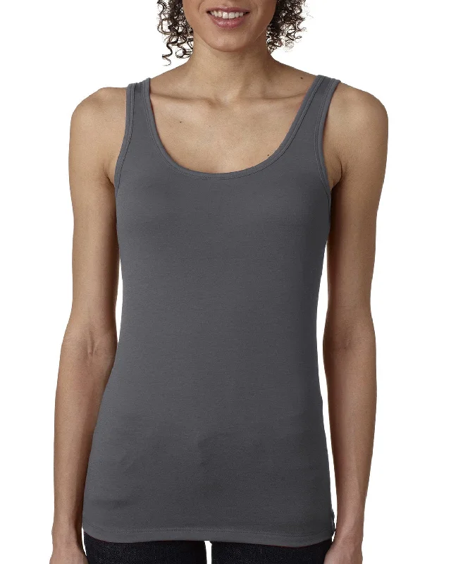 Next Level Ladies Jersey Tank Top | Dark Gray