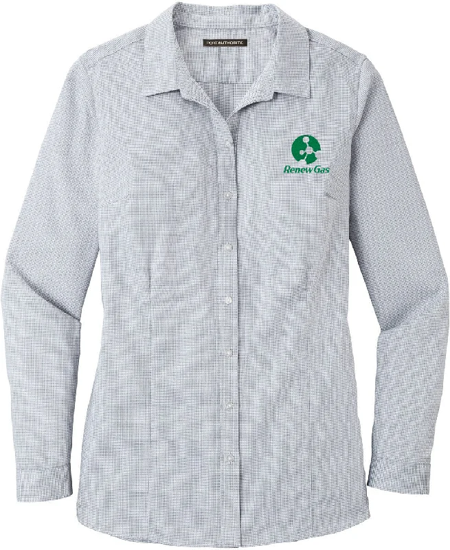 Port Authority Ladies Pincheck Easy Care Shirt