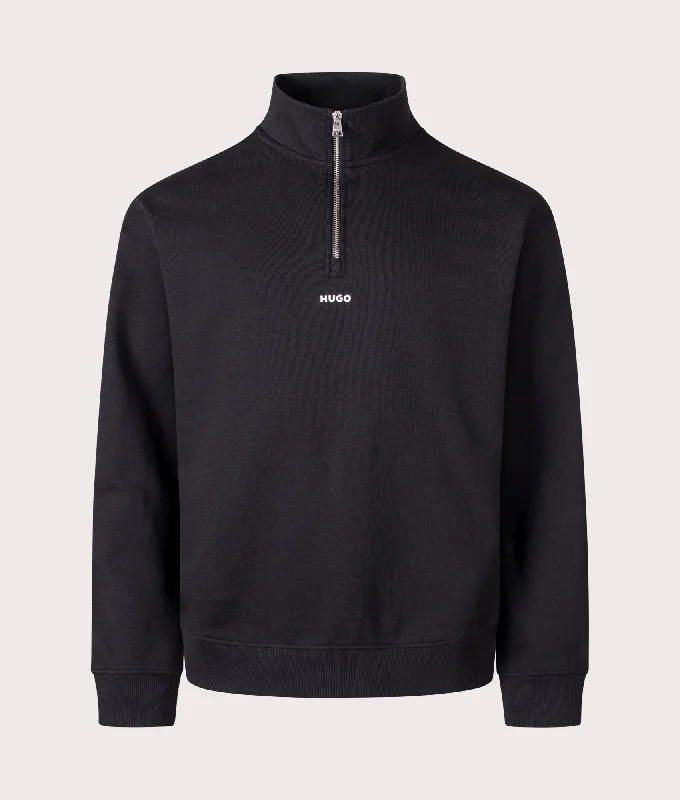 Relaxed Fit Durty244 Quarter Zip Sweatshirt