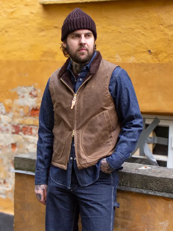 Manifattura Ceccarelli, Mountain Vest, Dark Tan