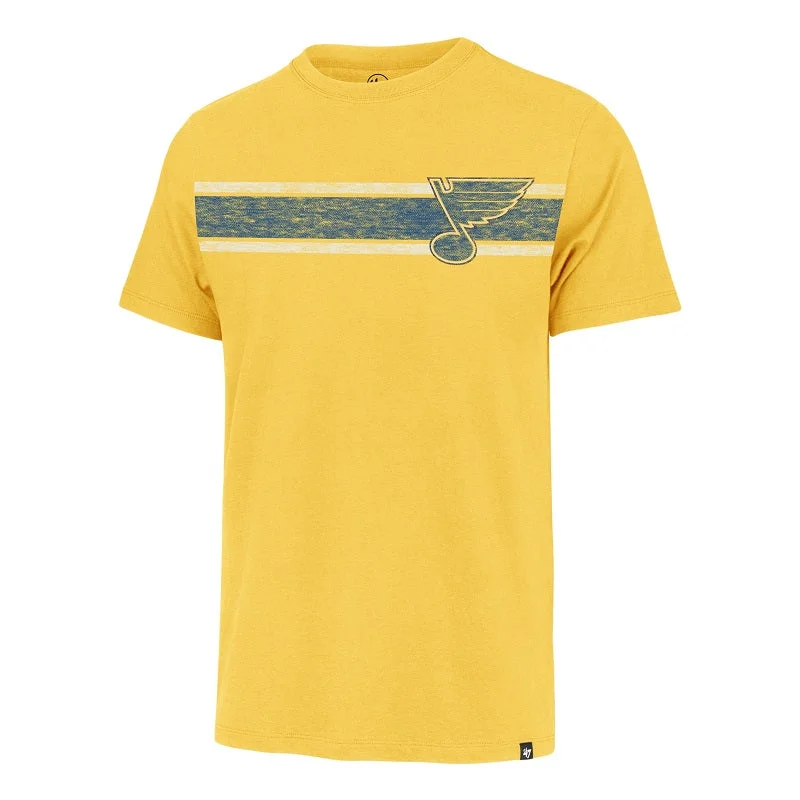 ST. LOUIS BLUES ’47 WAVELENGTH FRANKLIN TEE- GOLD