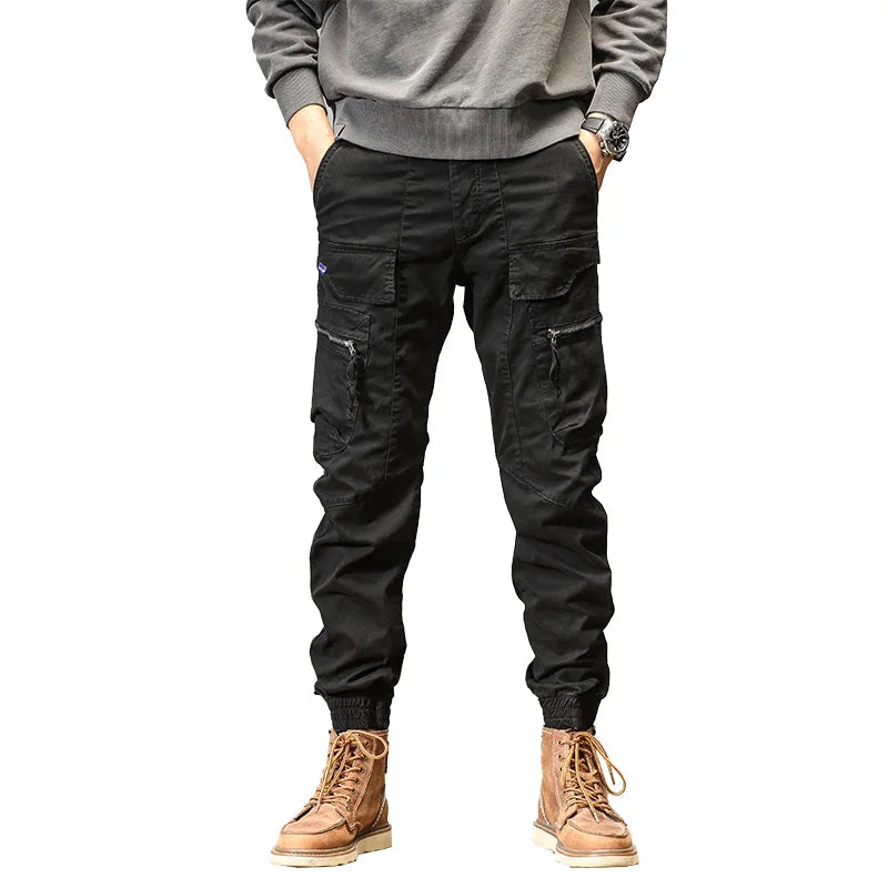 Keegan | Elastic Cargo Pants