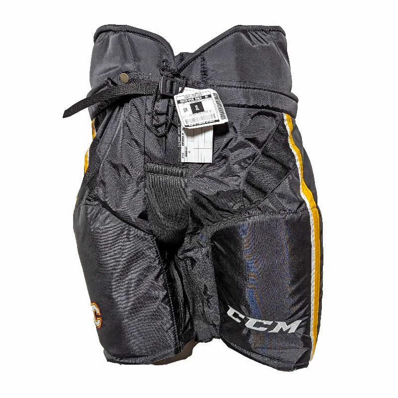 CCM HP52 - NHL Pro Stock Hockey Pants - Calgary Flames - (Black/White/Yellow)