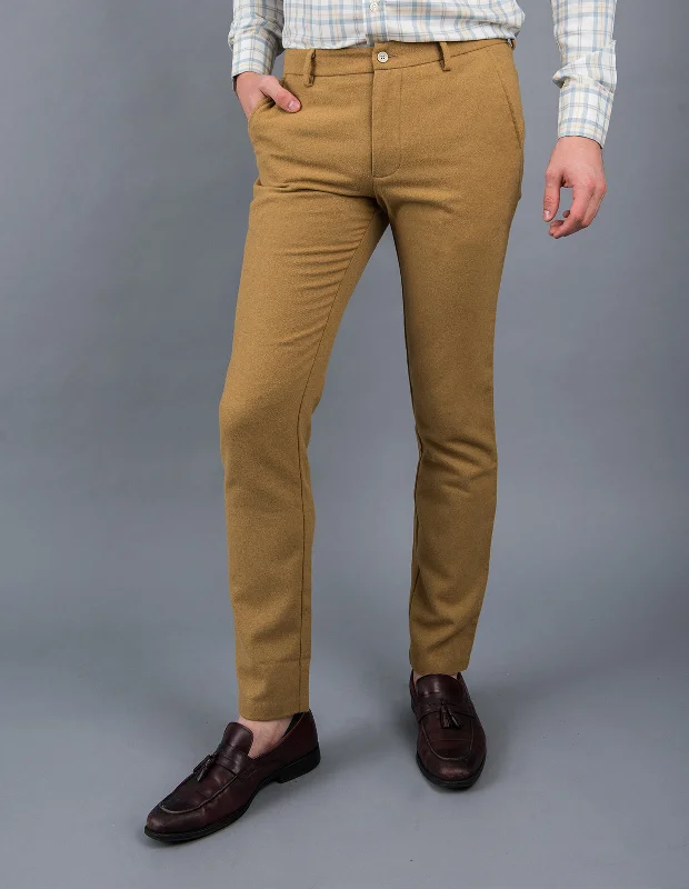 Tech Wools - Brushed Mustard | Chino