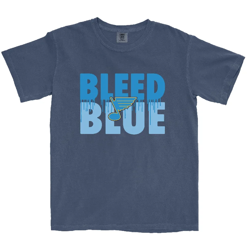 ST. LOUIS SERIES SIX BLEED BLUE TEE- NAVY