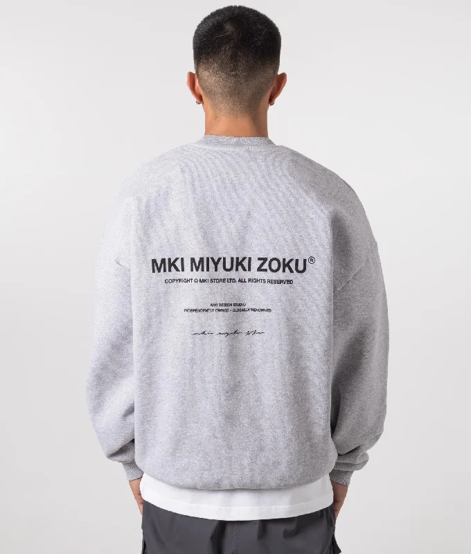 Oversized Fit Design Studio Crewneck Sweatshirt