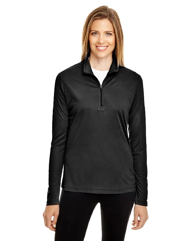 Team 365 Ladies Zone Performance Quarter-Zip | Black