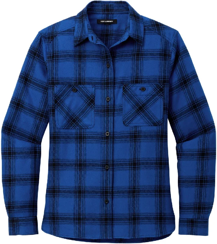 Royal/Black Open Plaid