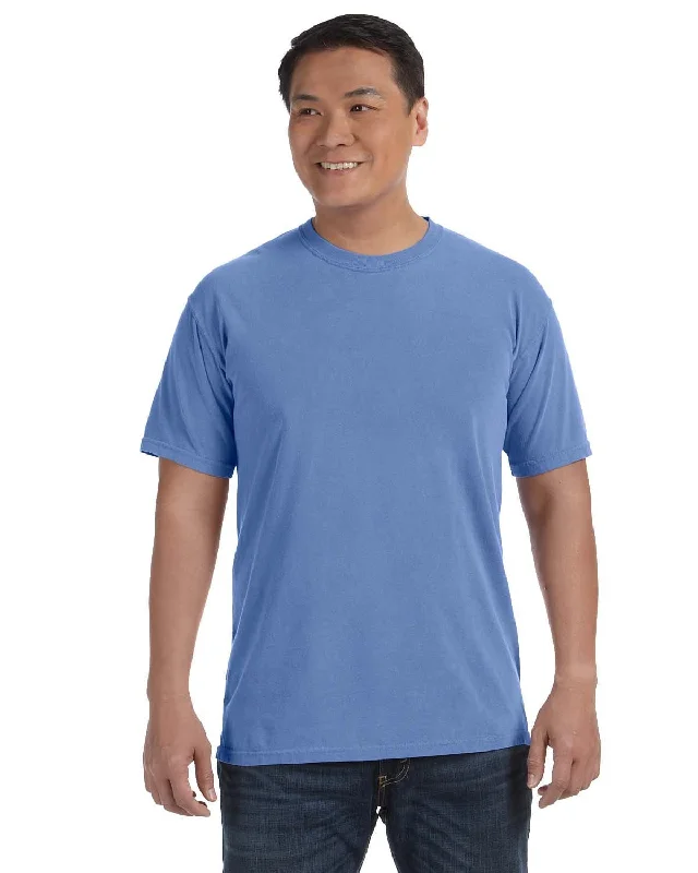 Comfort Colors Ringspun Garment-Dyed T-Shirt | Flo Blue