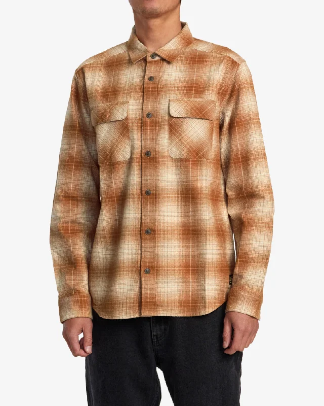 Dayshift Flannel Long Sleeve Top - Adobe