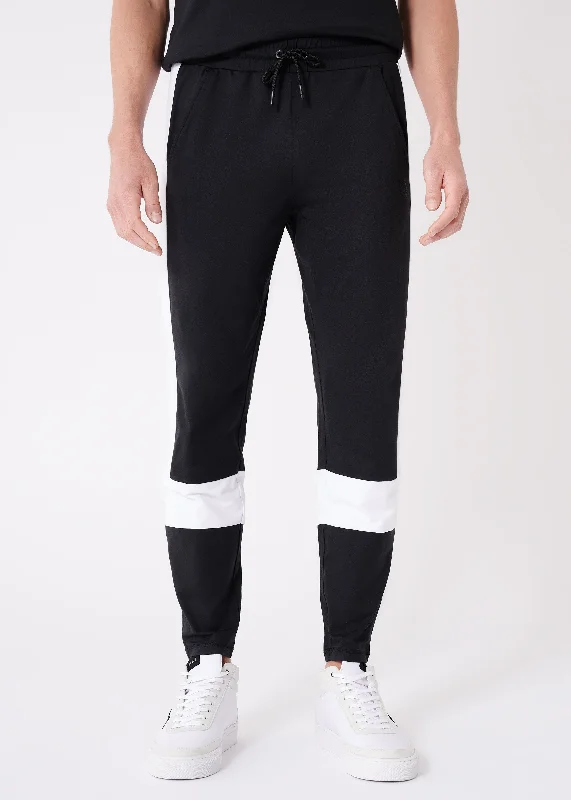 Summit Pant | Black w/ White Stripe