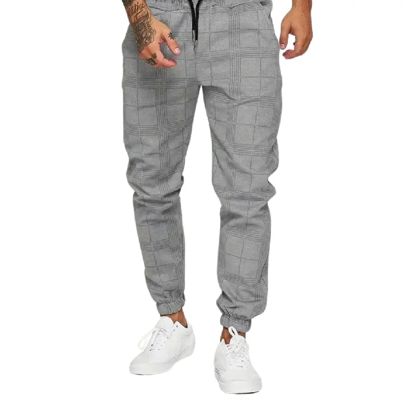 Comfortable Checkered Pants for Men