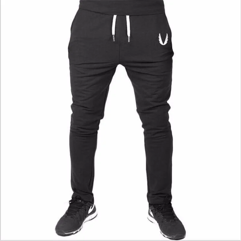 Black Gym Jogger Pants For Men