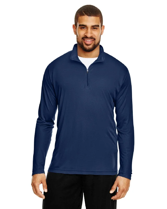 Team 365 Mens Zone Performance Quarter-Zip | Sport Dark Navy