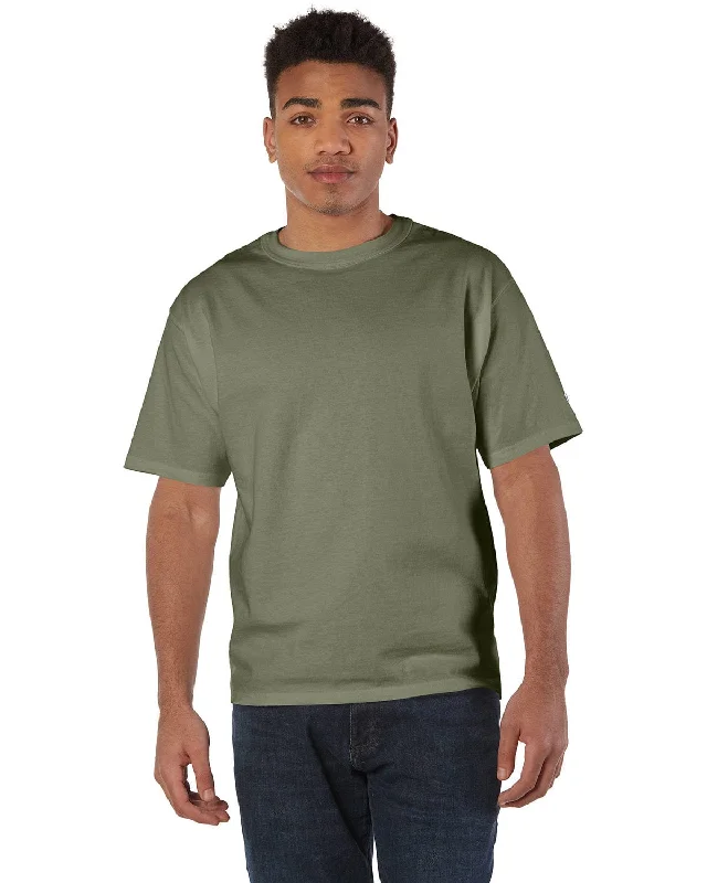 Champion Heritage Jersey Heavyweight T-Shirt | Fresh Olive