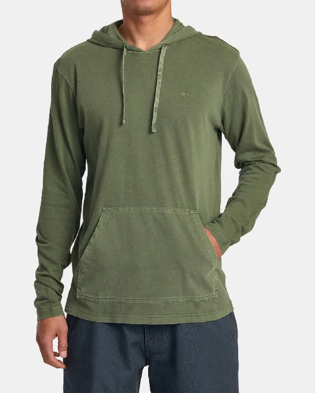 PTC Pigment Hooded Long Sleeve Tee - Surplus