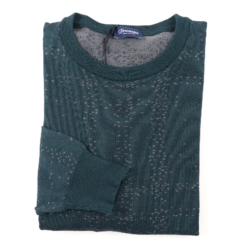 Drumohr Patterned Merino Wool Sweater