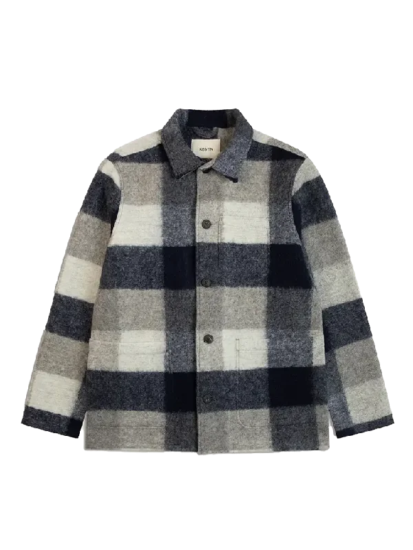 Ormiston Jacket- Navy Wool Check