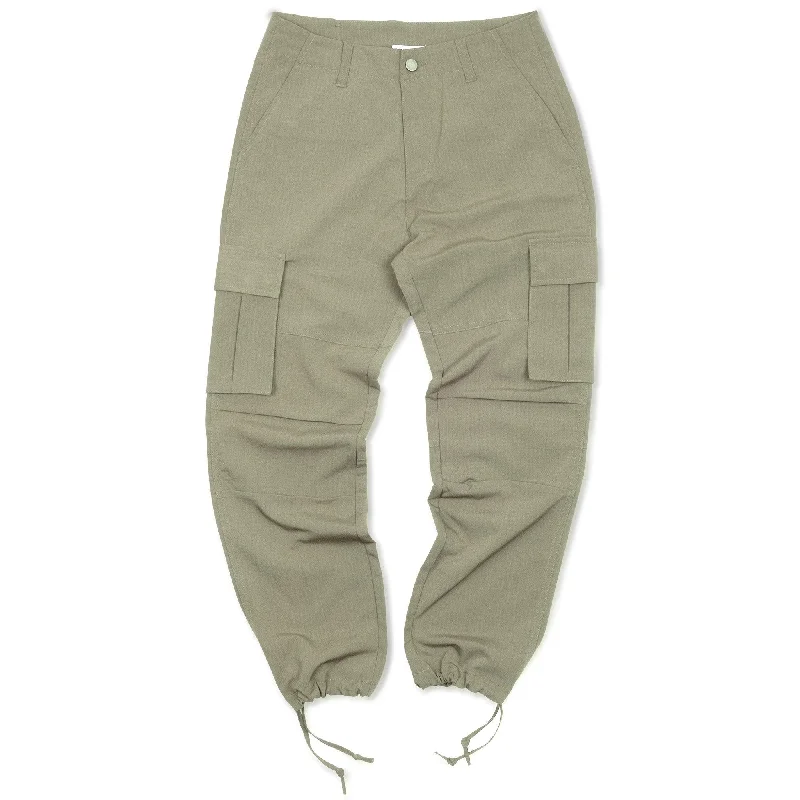 Luxury Cargo Pants - Sage Green