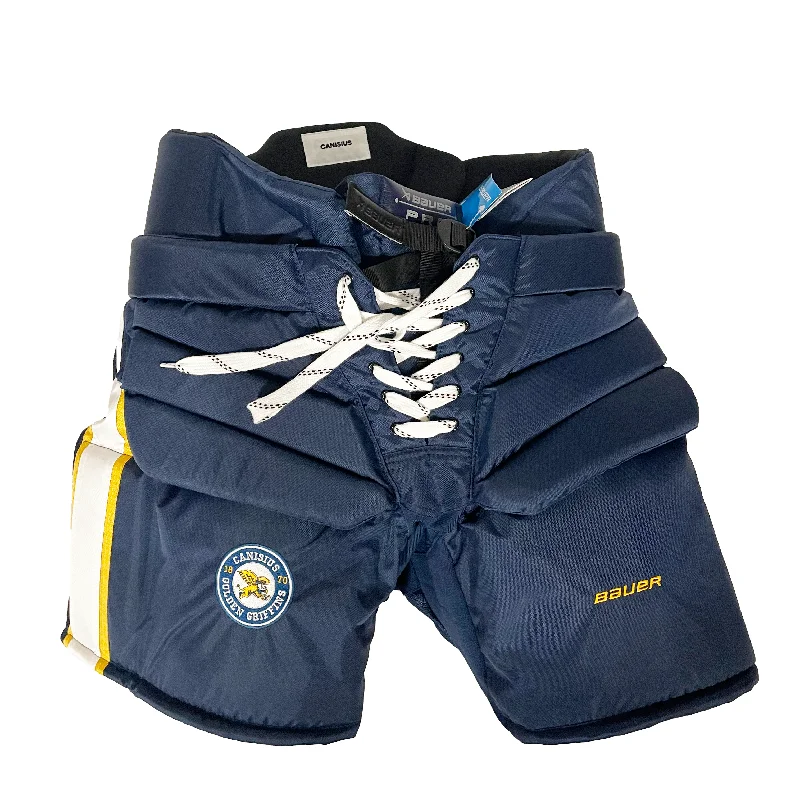 Bauer Pro - NCAA Pro Stock Goalie Pants (Navy/White/Yellow)