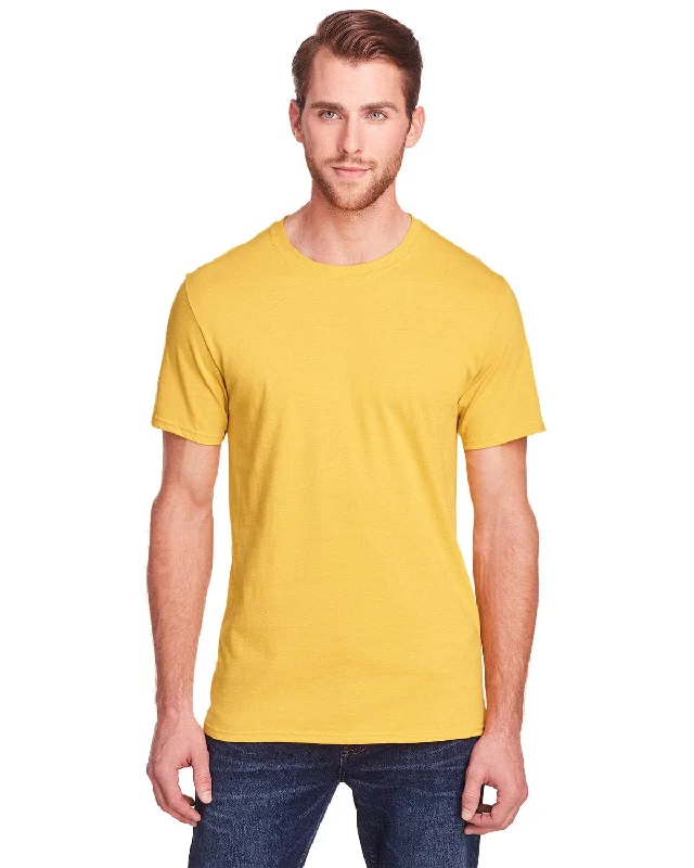 Fruit of the Loom Adult ICONIC T-Shirt | Mustard Heather