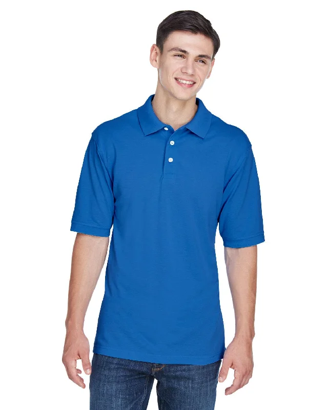 Harriton Easy Blend Polo Shirt | True Royal