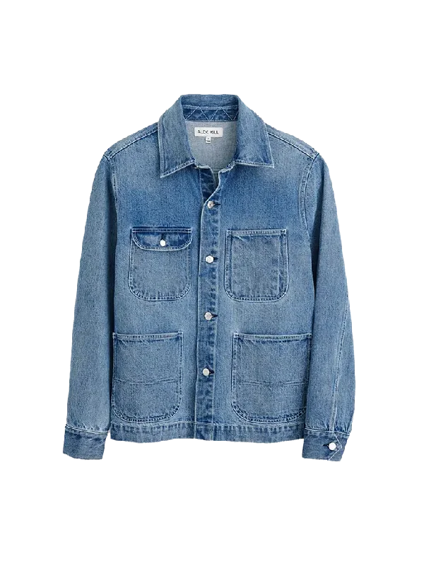 Work Jacket- Vintage Wash Denim