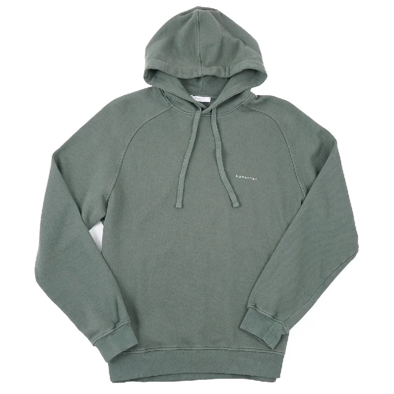 Boglioli Hooded Pullover Cotton Sweatshirt