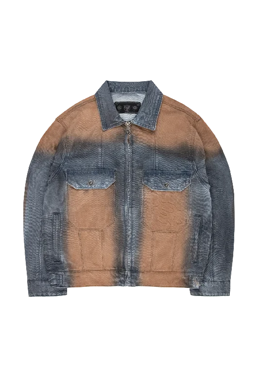 DIRT WASHED DENIM JACKET