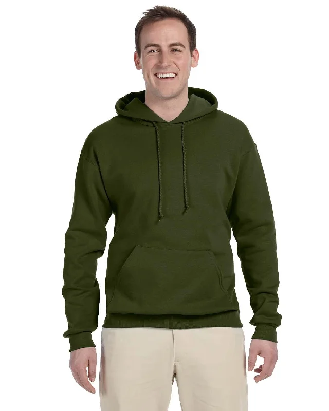 Jerzees 50/50 Hooded Sweatshirt | Military Green