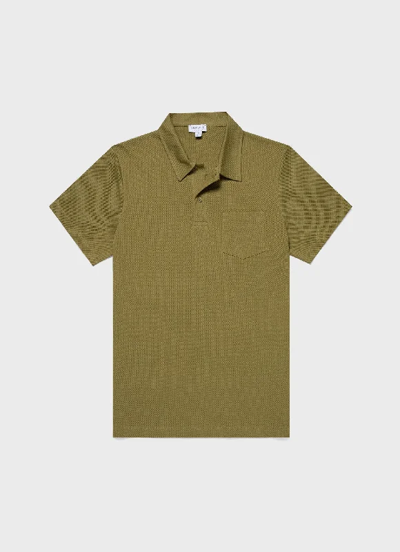 Men's Riviera Polo Shirt in Matcha Green