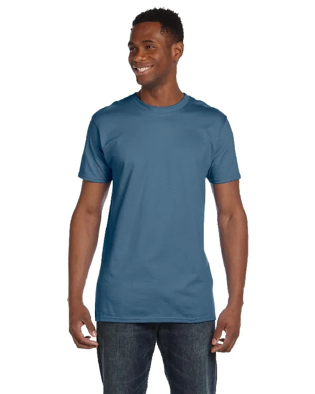 Hanes Combed Cotton T-Shirt | Denim Blue