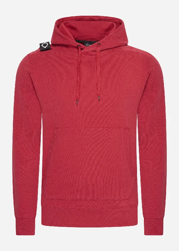 Core overhead hoody - carmine red