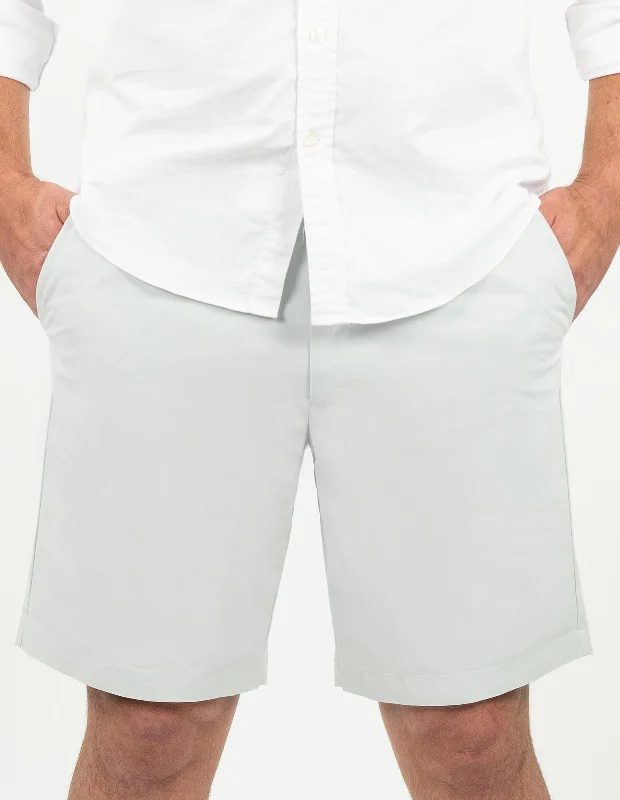 Pearl Grey European Fine Poplin | Short