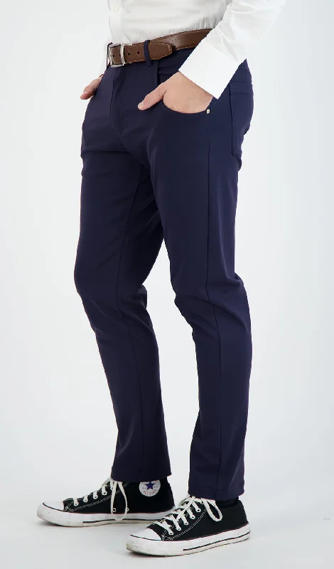 NEW & UPDATED Super - Stretch Men's Chinos -Casual - Navy - Performance Collection