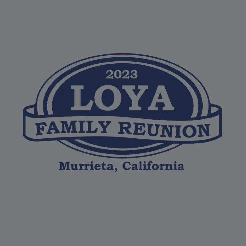 Logo Family Reunion T-Shirt Design R1-33