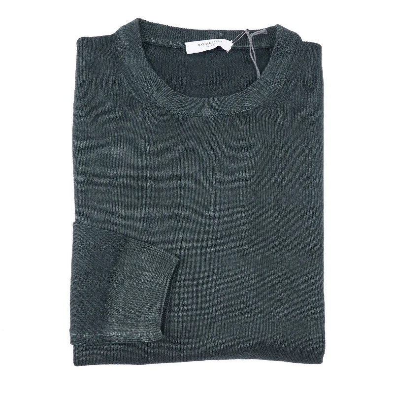 Boglioli Garment-Dyed Merino Wool Sweater