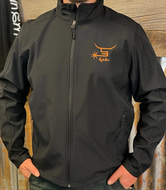 Men's Black Jacket Copper Logo