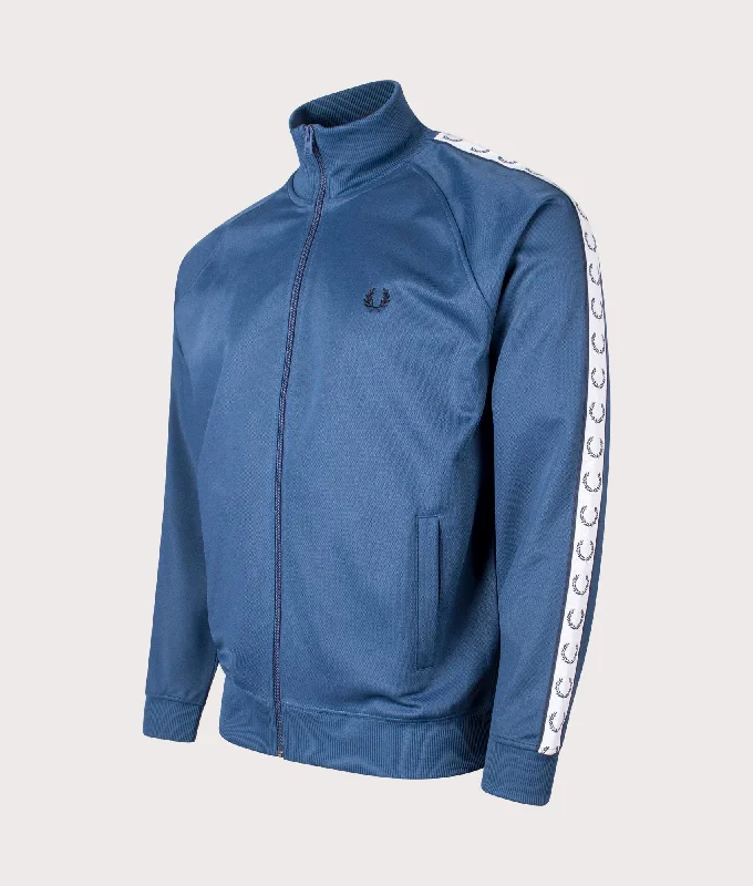 Zip Through Taped Track Top