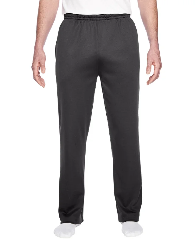 Jerzees Adult 6 oz. DRI-POWER® SPORT Pocketed Open-Bottom Sweatpant