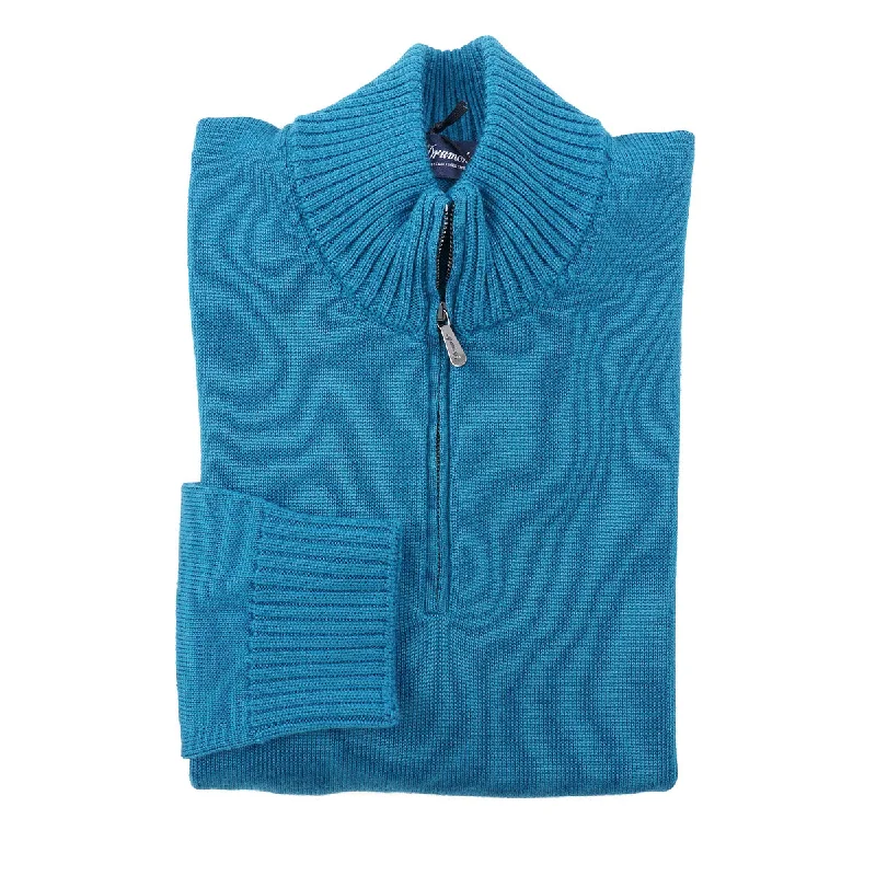 Drumohr Half-Zip Merino Wool Sweater